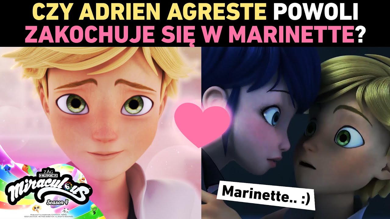 Czy Marinette I Adrien Będą Razem MIRACULOUS 🐞 Czy Adrien zaczyna KOCHAĆ MARINETTE?! 🐞 SEZON 4 "Guiltrip