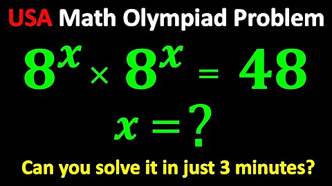 Can you solve this tricky math olympiad problem in just 3 minutes?🤔🧠🔥🇺🇲