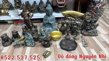 Ngày 31/ 1 Tượng quan công _ bát như ý _ Cá ngân Long _  #đồcổ #đồđồng#đồđồngNguyễnNhi