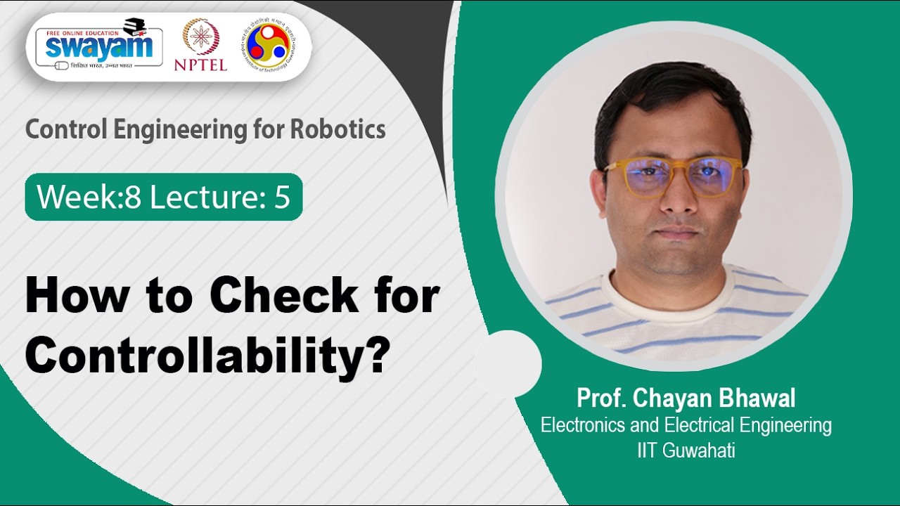 Lec-47: How to check for controllability?