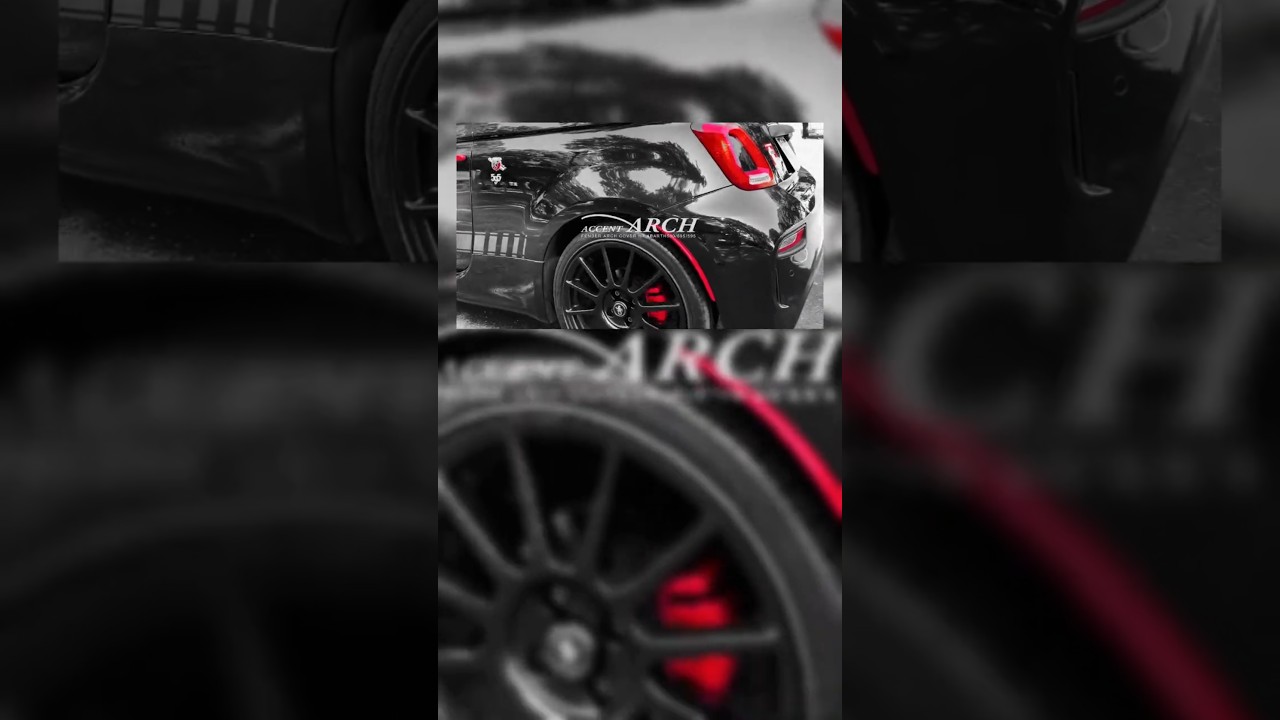 アバルト専用 イブデザイン アクセントアーチ #evedesign #abarth595 