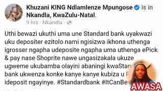 Ishiye Abaningi Bedidekile I Post Ka Khuzani Mpungose Ngo Standardbank