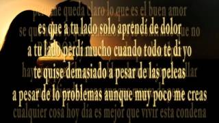 Nuestro adios - Rap romantico (LETRA)