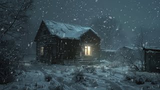 Relaxing Blizzard in Mountains | Sounds of Snowstorm and Howling winds For Deep Sleep, Reduce Stres