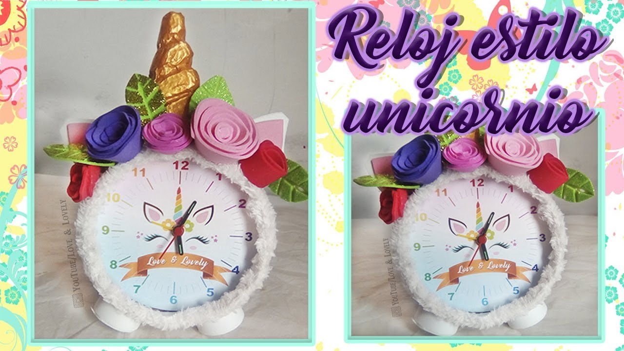 Creativo Reloj Unicornio Infantil Práctico Reloj Infantil Dibujos Animados  Exquisito Reloj de Niña