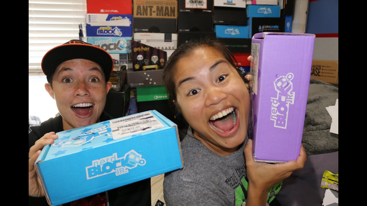 2016 August Nerd Block Jr. Unboxing - [Girls & Boys] with T!