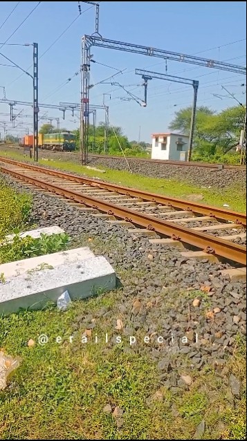 goods train view.. #erail_special #railtrack #railway #easternrailways ...