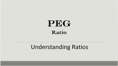 PEG Ratio | PRICE EARNINGS / PROFIT GROWTH RATE | Explained