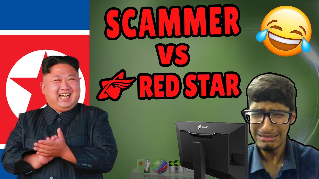 Scammer vs Red Star OS (North Korean OS) GETS RAIDED