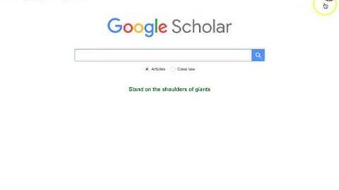 Connecting Google Scholar to the URI Libraries Subscriptions