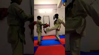 #Taekwondo #Kick #Practice #Basic #Level Form #White #Belt #Martialarts #Trending #Shortvideo