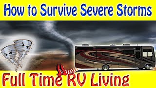 How to Survive Severe Storms in an RV