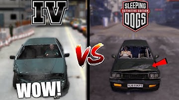 Can Sleeping Dogs Beat GTA 4?| Ultimate Physics & Detail Comparison