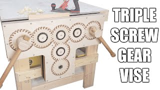 Triple Screw Gear Vise