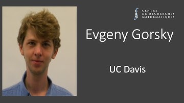 Evgeny Gorski: Algebra, Geometry and combinatorics of link homology