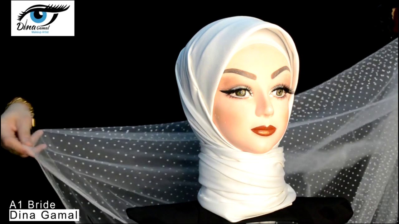 لفة الحجاب التركي | طرحة عروسة تركي