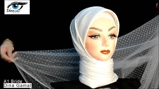 لفة الحجاب التركي | طرحة عروسة تركي