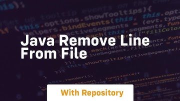 java remove line from file