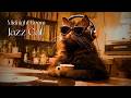🎧 𝑴𝒊𝒅𝒏𝒊𝒈𝒉𝒕 𝑱𝒂𝒛𝒛 𝑪𝒂𝒕 🌿 1940s Noir Room Ambience with Vinyl, Books &amp; Turntable