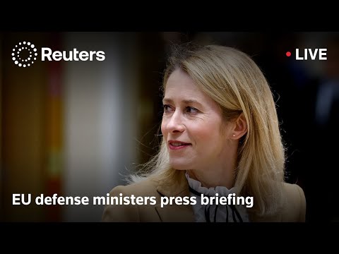 LIVE: EU press conference after defense ministers meet in Brussels