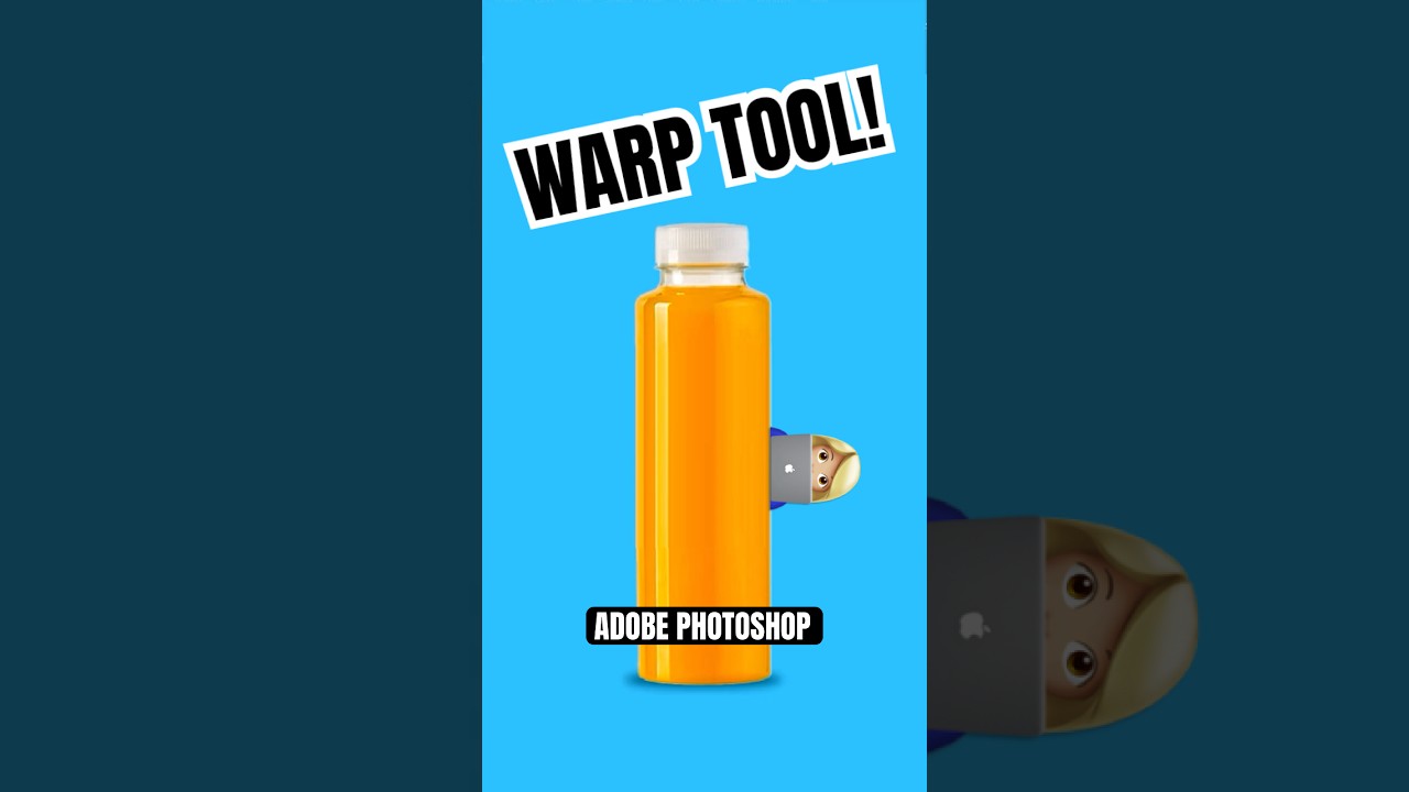 Photoshop Hack: Warp Tool Magic🔥