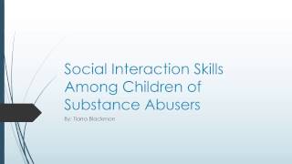 Oral Presentation, PSY 331, Blackmon, Tiarra