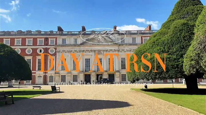 A Day in the Life as an  RSN Professional Embroidery Tutor Programme Student