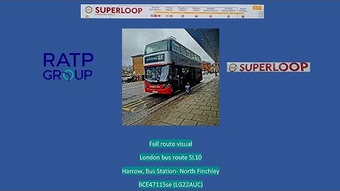 FRV | London bus route SL10 | Harrow, Bus Station - North Finchley | BCE47115se (LG22AUC)