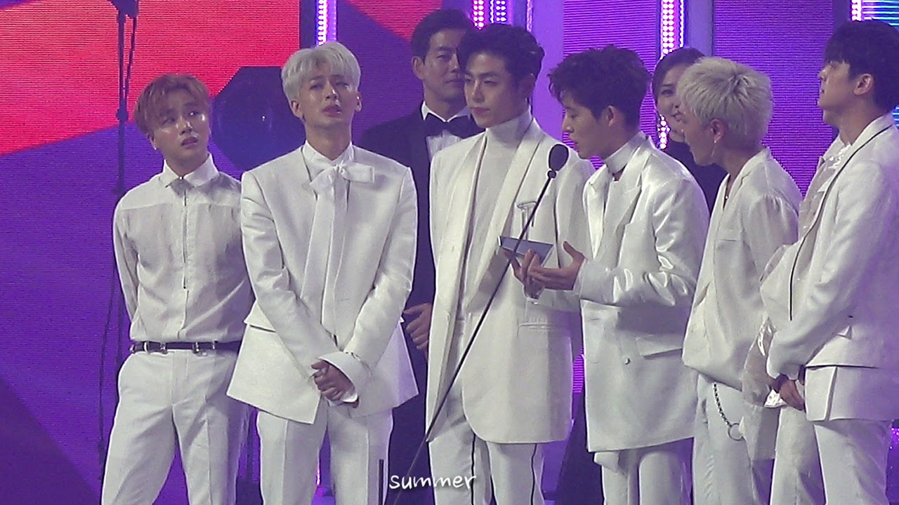 2018 MMA 올해의 BEST SONG 아이콘 iKON 사랑을했다 수상소감