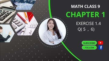 class 9th mathematics- chapter 1- matrices and determinants -exercise 1.4 question no. 5,6
