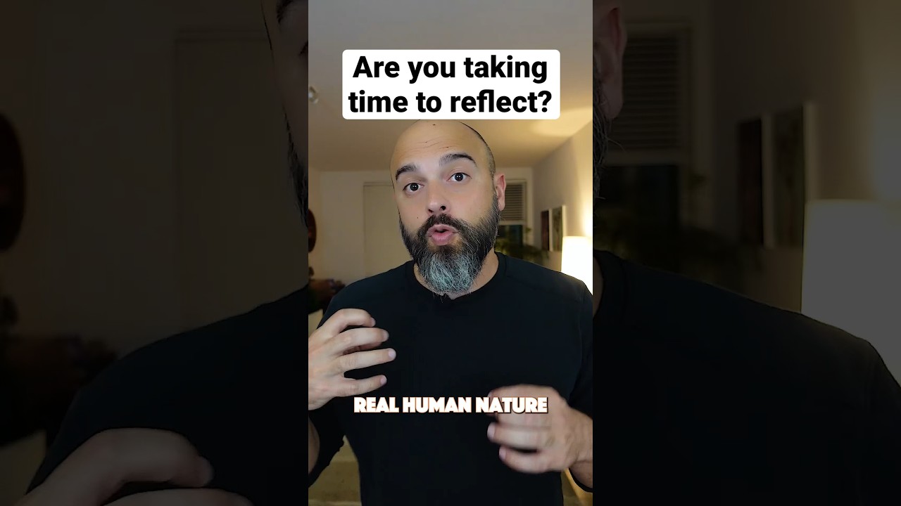 Are you taking time to reflect? 