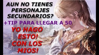 Asi uso mis personajes Secundarios + tip de los requisitos para llegar a nivel 50