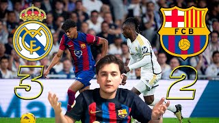 REAL MADRID 3 - 2 FC BARCELONA | EL BARCA DICE ADIÓS A LA LIGA | LAMINE MVP