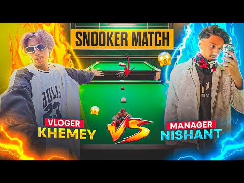 Snooker match manager sanga 🤣🔥😮// intense match vayo 🔥😡