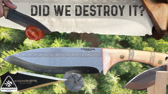 Beavercraft - Nightfall Fixed Blade Bushcraft Knife for Hunting and Fishing  - 9-5/8 - Unfinished Kit