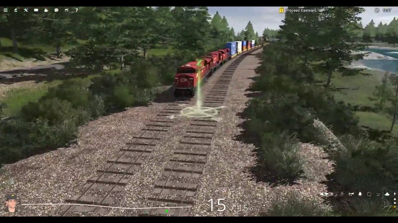 Trainz 2019 Canadian Rocky Mountains Golden, BC Westbound Rocky