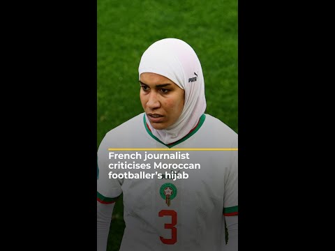 French journalist calls hijab at the world cup ‘regressive’ | aj #shorts