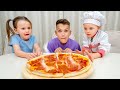 يتعلم الأطفال كيفية طهي البيتزا وغيرها من مغامرات الأطفال المضحكة