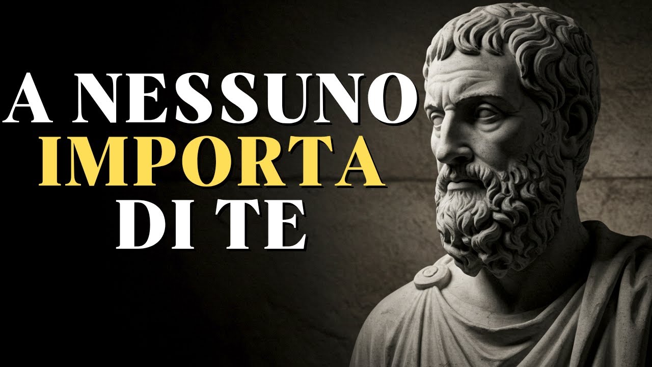 Tutto cambia quando accetti che a nessuno importa | Stoicismo