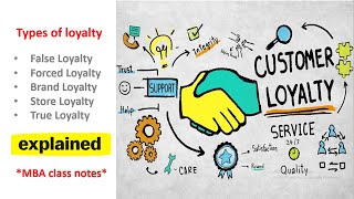 Customer Loyalty Types | False, Forced, True Loyalty | Brand vs Store Loyalty | Marketing Push Pull