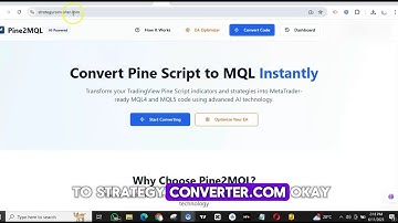 Convert TradingView Pine Script to MetaTrader 4 & 5 Instantly | Pine2MQL