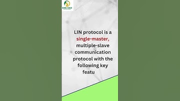 Explain the basic features of LIN protocol. #lin #automotive #automotiveengineering #automotive