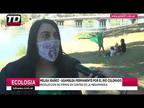 MELISA IBAÑEZ   RECOLECCION DE FIRMAS EN CONTRA DE LA MEGAMINERIA 11 02 21