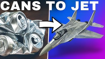 I turned BARE Aluminum SODA CANS into an EPIC MiG-29 Fighter Jet ✈️