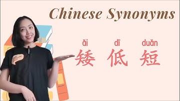 矮、低、短 // 华语近义词辨析 Chinese Synonyms