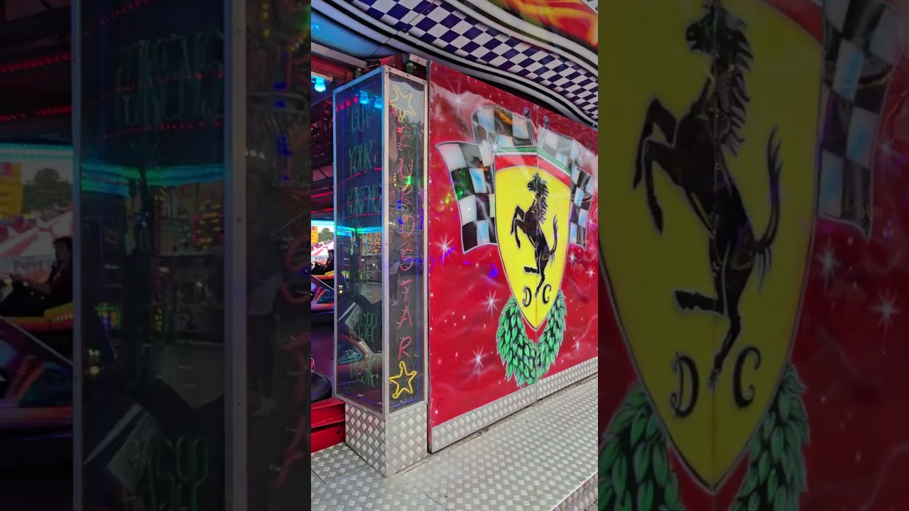 Dodgems Ride at Nottingham Goose Fair 2025 