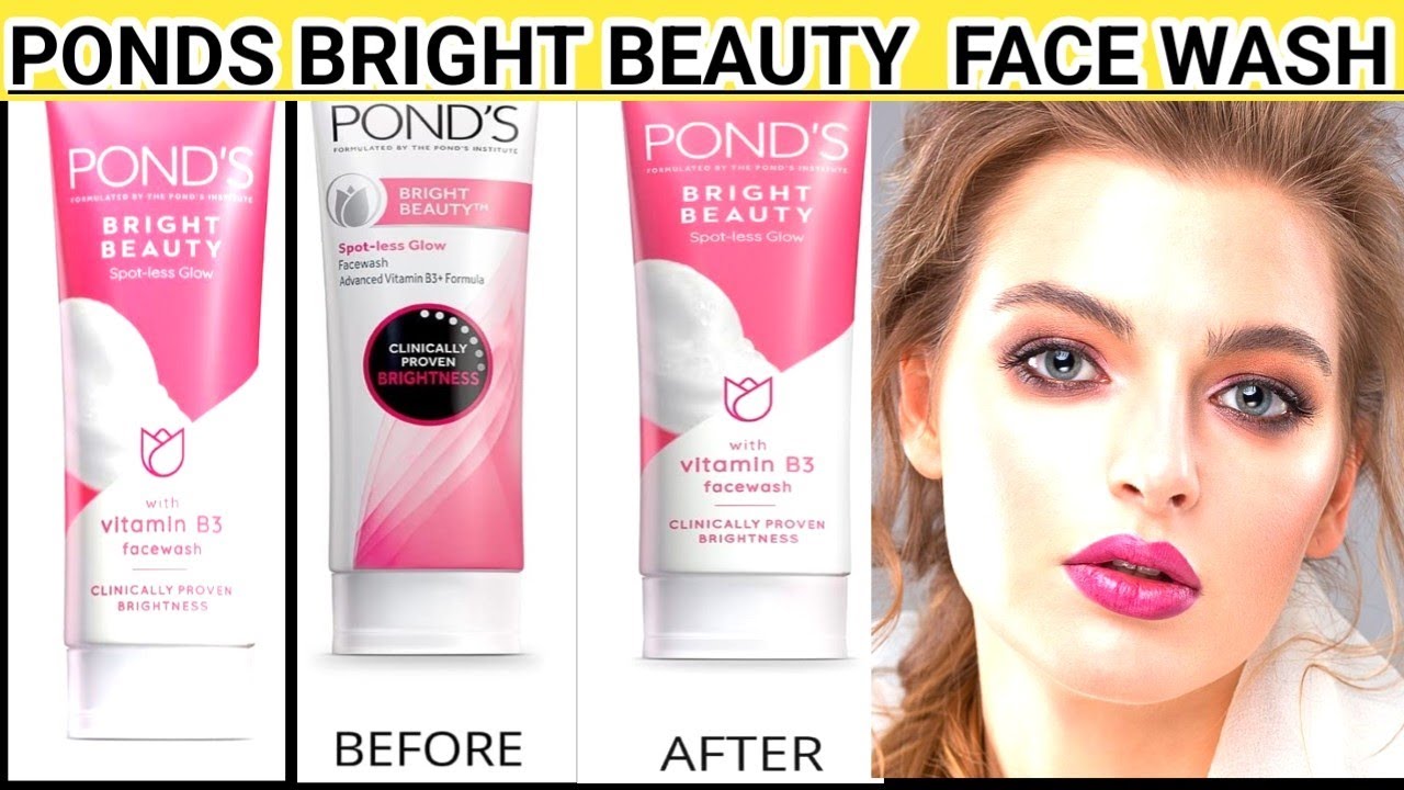 Ponds Bright Beauty Spotless Glow Face wash ReviewPond Face Wash