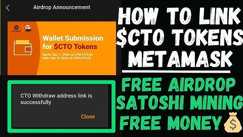 cto token withdrawal satoshi mining