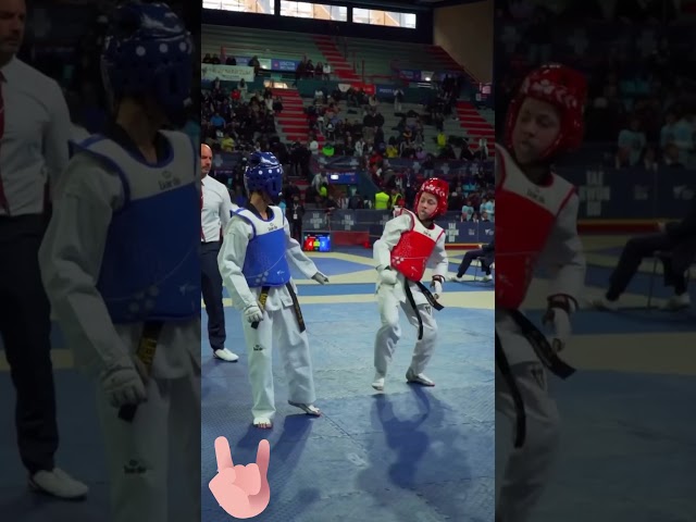 How To Get 3 points in a taekwondo fight tutorial #shorts #devtkd class=
