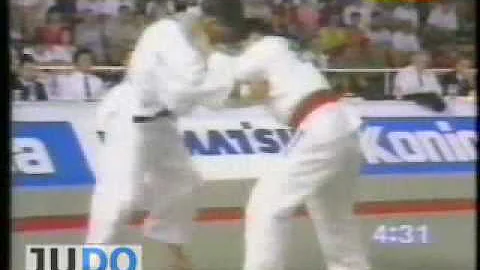 JUDO 1991 World Championships: Hirotaka Okada   (J...